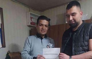 Temizlik personelinden örnek davranış