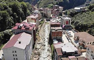 Trabzon’da dere yataklarında 446 ev sel ve taşkın...