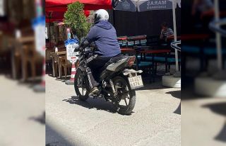 Trafiğe kapalı alanlarda kullanılan motosikletler...