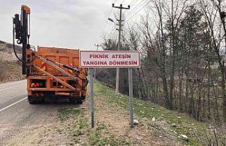 Tunceli’de orman yangınlarının önüne geçmek...
