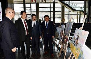 Türk dünyasından ressamlar Osmangazi’de buluştu