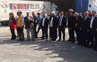 Türkiye’den Lübnan’a 91 tır bin 484 ton insani...