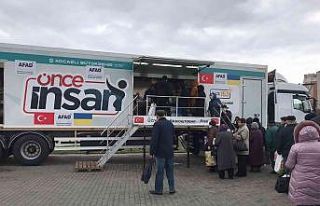 Ukrayna halkı için bugüne kadar 67 tır sevk edildi