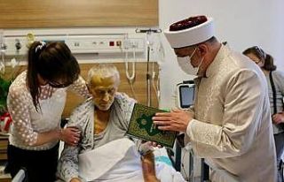 Ukrayna uyruklu 62 yaşındaki adam hastane odasında...