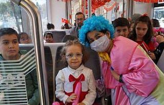 Ulaşım A.Ş.’den 23 Nisan’a özel çocuk treni