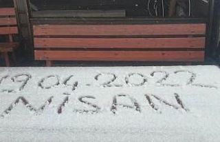 Uludağ’da yoğun kar yağışı tekrardan başladı