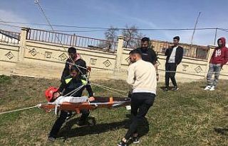 Üzümlü MYO’da tatbikat