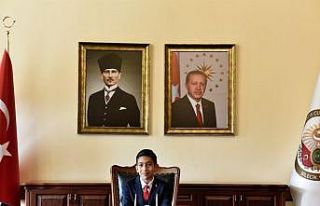 Vali Kızılkaya makamını 7. Sınıf öğrencisi...