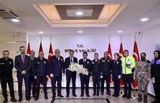 Vali Oktay Çağatay’a 10 Nisan Polis Haftası ziyareti