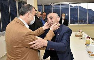 Vali Taşbilek Kürtün’de şehit aileleri, gaziler...