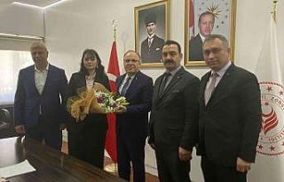 Vali Tutulmaz, Akça ve heyetini kabul etti