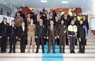 Vali Varol Emniyet Teşkilatını kabul etti