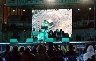 Van’da Kur’an ziyafeti ve kaside programı
