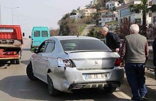 Viyadükte trafik kazası: 1 yaralı