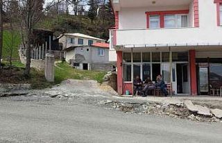 Yaklaşık 500 kişinin yaşadığı mahalle santim...