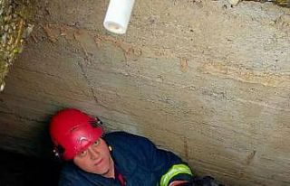 Yalova’da kuyuya düşen yavru köpeği itfaiye...