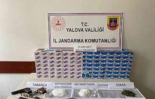 Yalova’da uyuşturucu ve kaçak sigara operasyonları
