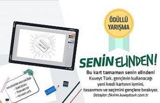 Yeni kredi kartının adını ve tasarımını gençler...