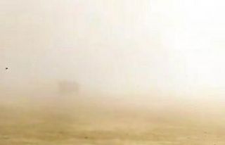 Yeşilhisar ve Develi’de kum fırtınası