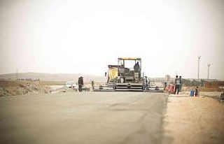 Yoncalı’da beton yol imalatı tamamlandı