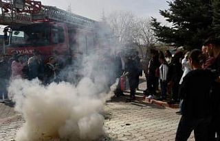 Yüksekokulda nefes kesen tatbikat