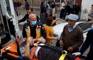 Yüksekten düşen kadın ağır yaralandı