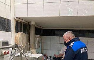 Zabıtadan fırınlarda denetim