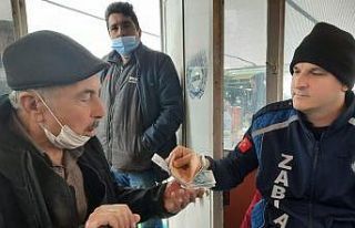 Zabıtadan örnek davranış