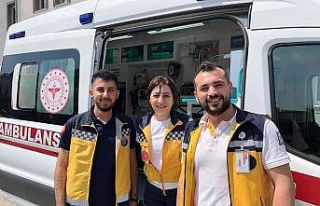 112 ekibinden örnek davranış