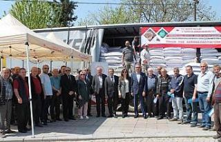 39 ton 320 kilogram sertifikalı çeltik tohumu dağıtıldı