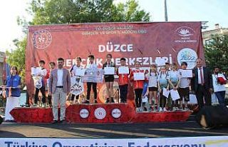 500 sporcu dereceye girmek için yarıştı