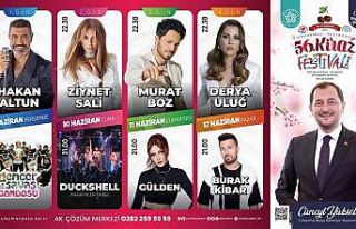 56. Kiraz Festivali programı belli oldu