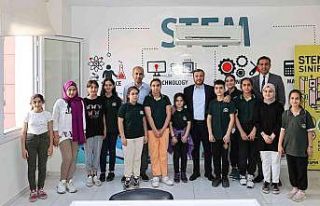 7 STEM atölyesinde 4 bin 900 çocuk teknoloji eğitimi...