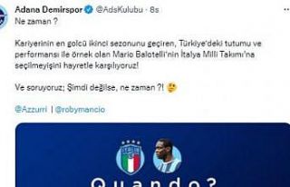 Adana Demirspor’dan Balotelli’nin milli takıma...