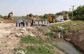 Adıyaman’da dereler ıslah ediliyor
