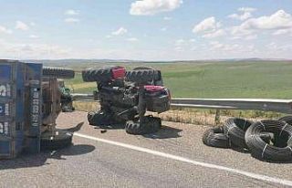 Adıyaman’da, traktör devrildi: 1 yaralı