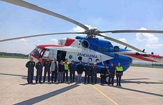 Afyonkarahisar’da araçlar havadan denetlendi