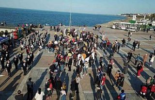 Atakum’da engelliler için farkındalık yürüyüşü