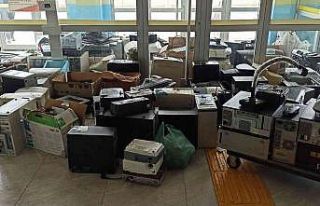Atık durumdaki elektronik eşyalar eğitime kazandırılıyor