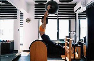 Atletizm yarışmasına pilatesli programla hazırlanan...