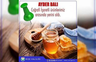 Ayder balı "Coğrafi İşaret Tescili"...