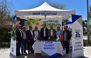 Aydın Memecik Zeytinyağı Sinop’ta tanıtıldı