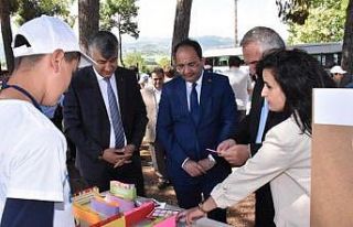 Bafra’da okulda bilim fuarı