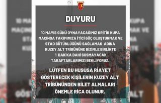 Baki Ersoy’dan Kayserispor taraftarına jest