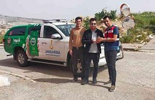 Bakıma muhtaç kedinin yardımına jandarma koştu