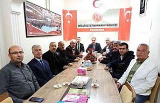 Bandırma’da MHP liler bayramın birinci günü...
