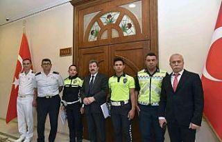 Başarılı Trafik personelleri ödüllendirildi