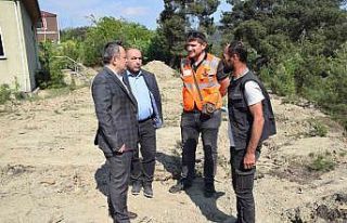 Başkan Altınöz, yıkılacak olan DSİ binasının...