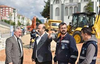 Başkan Aşgın altyapı çalışmalarını inceledi