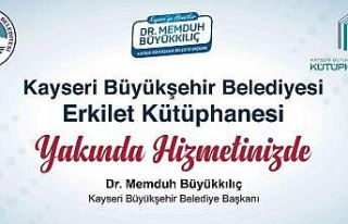 Başkan Büyükkılıç’tan 9’uncu kütüphane...